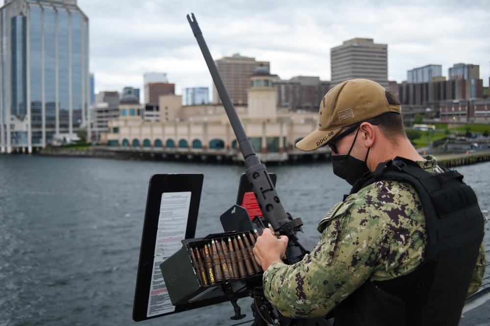 USS Forrest Sherman Finishes Frontier Sentinel; Prepares for Cutlass Fury