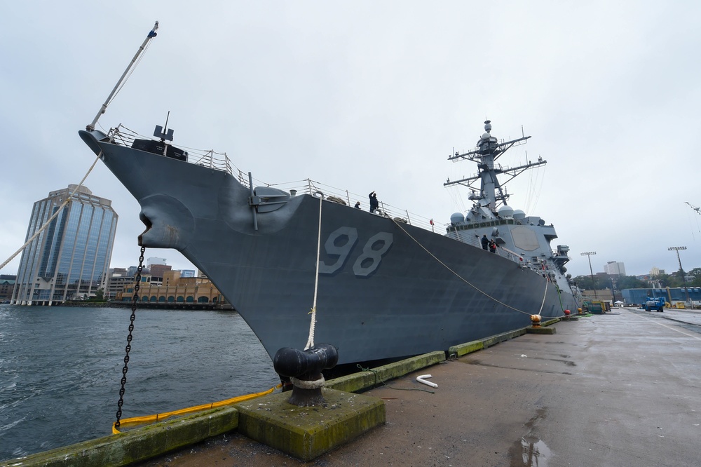 USS Forrest Sherman Finishes Frontier Sentinel; Prepares for Cutlass Fury