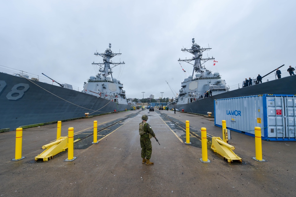 USS Forrest Sherman Finishes Frontier Sentinel; Prepares for Cutlass Fury