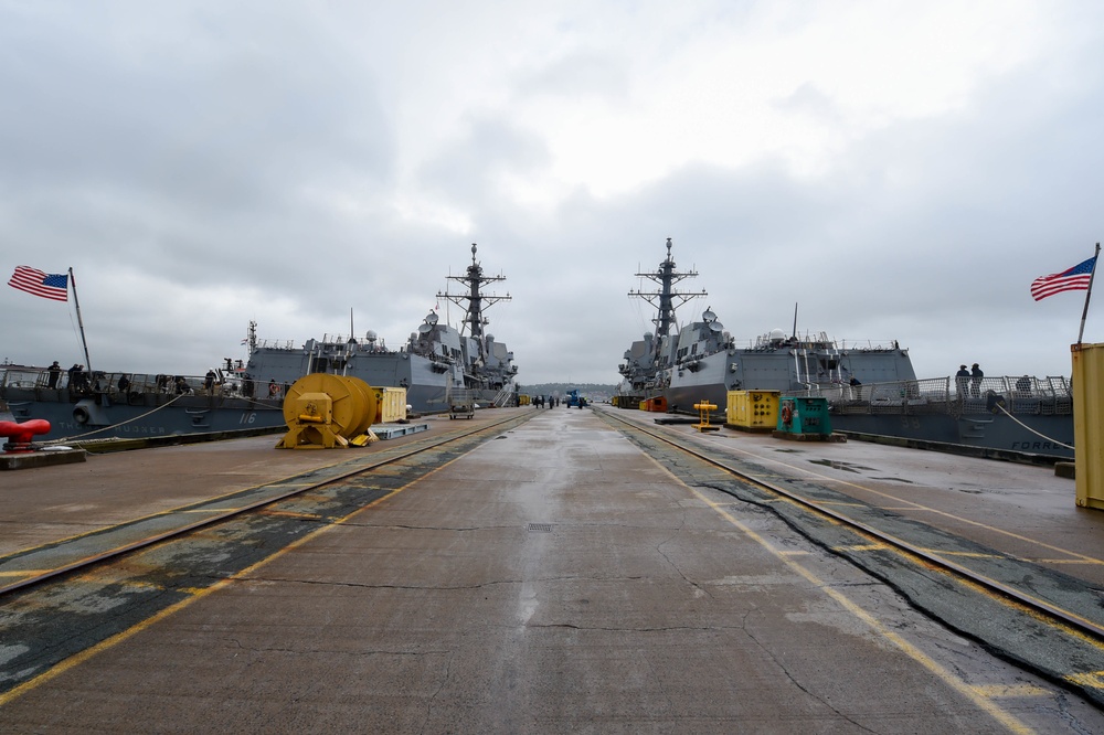 USS Forrest Sherman Finishes Frontier Sentinel; Prepares for Cutlass Fury