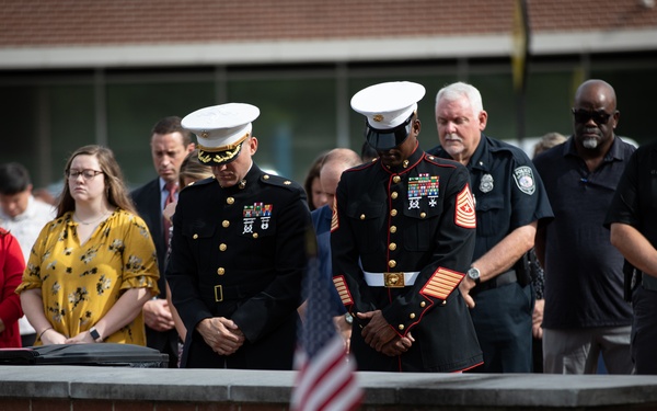 Recruiting Station Atlanta Marines attend vigil in Georgia