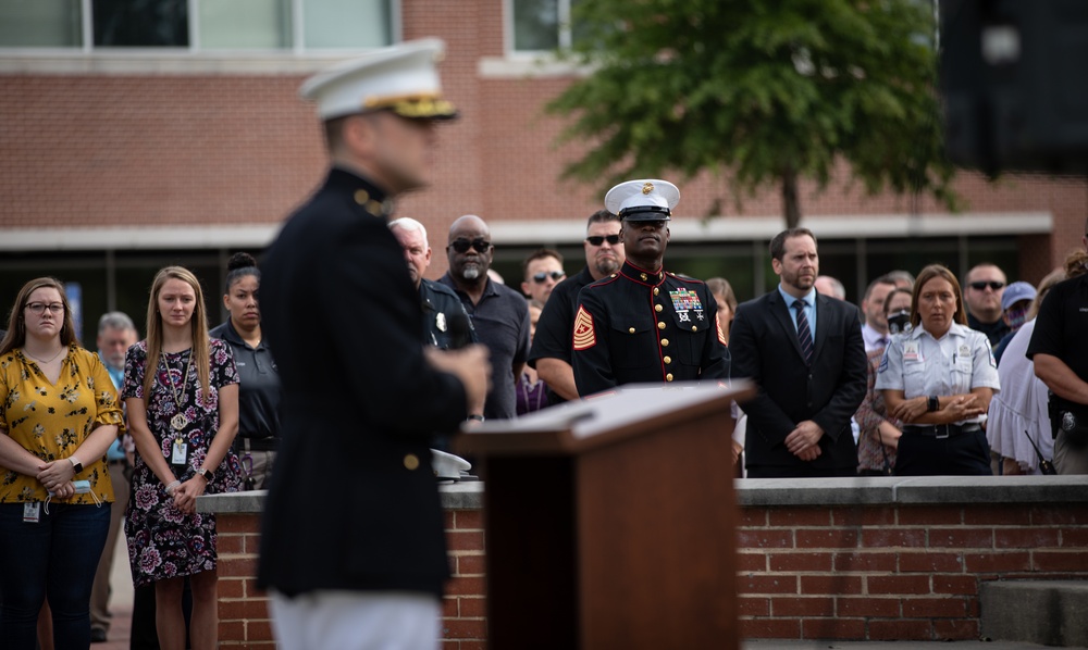 Recruiting Station Atlanta Marines attend vigil in Georgia