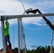 Contract Workers Set Up Support Beams for New Residential Buildings at Fort Pickett, Virginia.