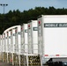 Contract Workers Finish Setting Up Trailers for Afghan Personnel at Fort Pickett, Virginia.