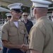 Capt. Darryl Gravelle congratulates son, Pfc. Lucas Gravelle upon graduation