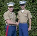 Marine officer attends son's graduation at Marine Corps Recruit Depot Parris Island