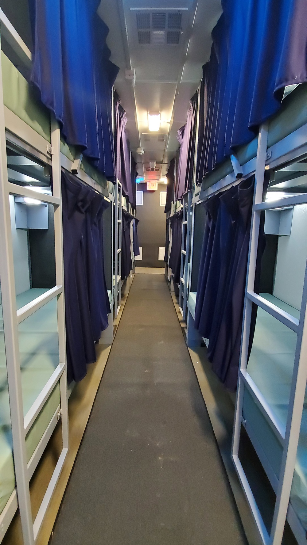 Inside The New Mobile Sleeping Trailers for Afghan Personnel at Fort Pickett, Virginia.