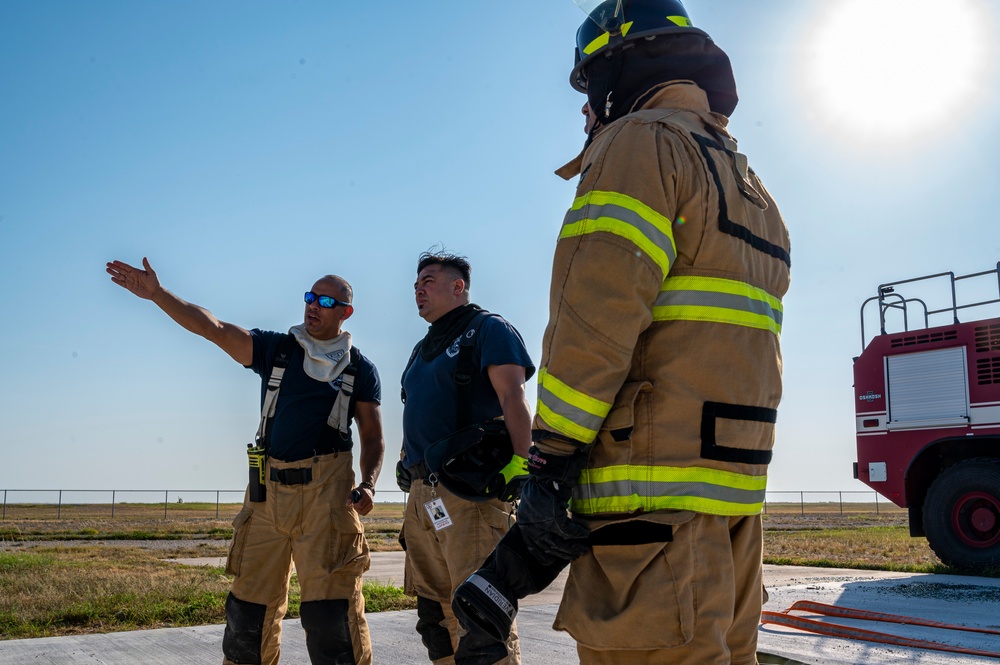 Fire training at Laughlin