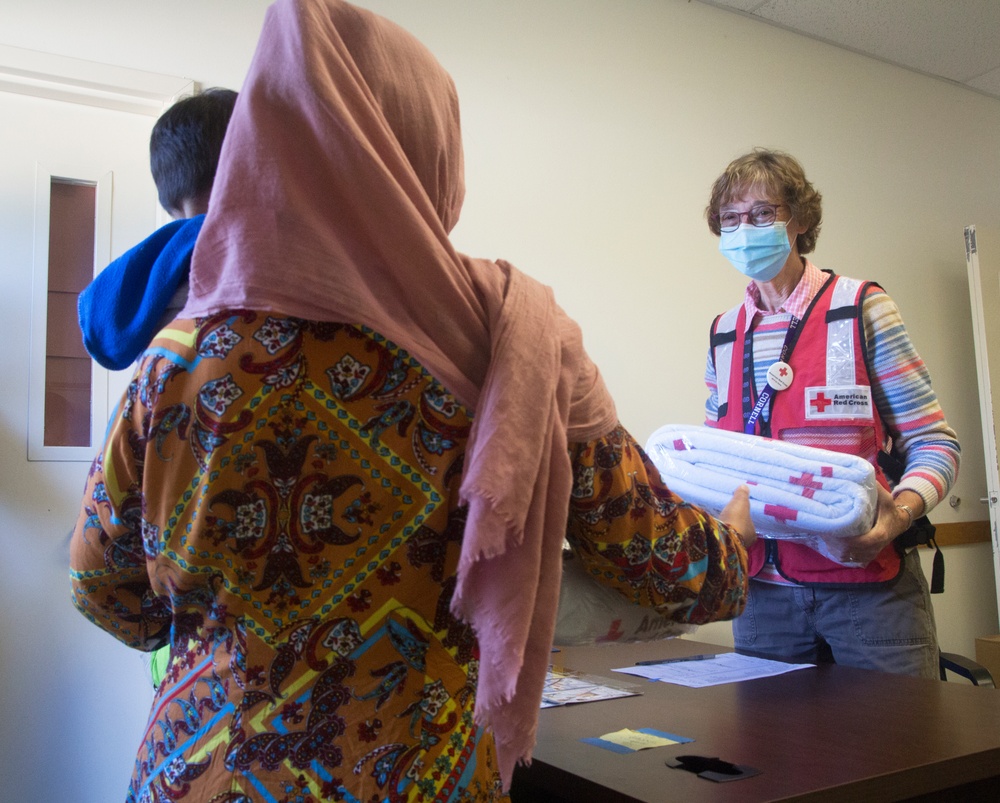 Volunteers Help Staff Comfort Care Centers at Fort McCoy