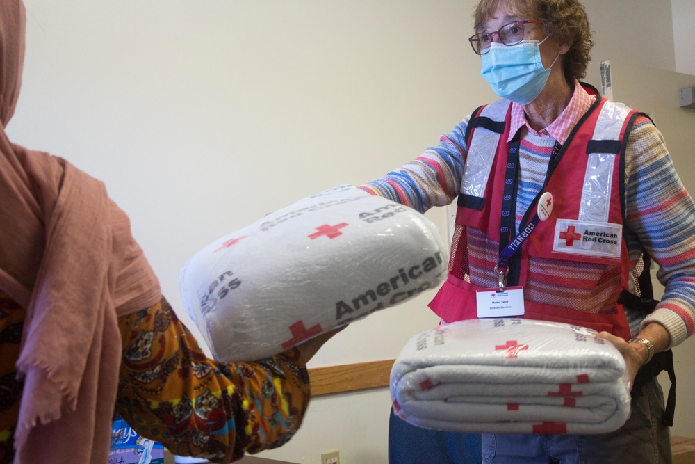Volunteers Help Staff Comfort Care Centers at Fort McCoy