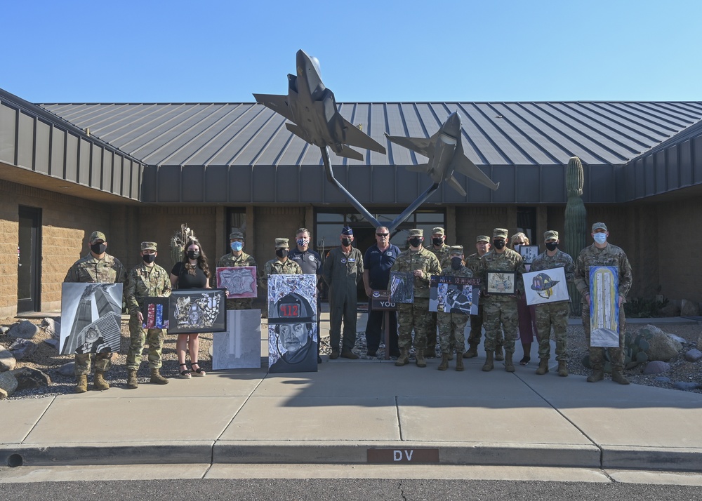 9/11 Remembrance Art Display