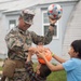 U.S. Marines Interact with Afghan Children