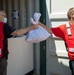 American Red Cross volunteers deliver clothes