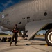 A U.S. Air Force B-52H Stratofortress conducts training