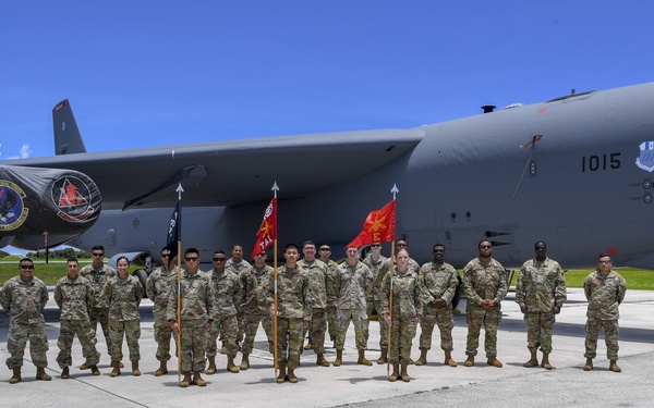 Barksdale Pilots give Task Force Talon a Tour of B-52