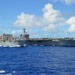 USS Carl Vinson (CVN 70) Conducts A Replenishment-At-Sea