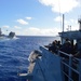 USS Lake Champlain (CG 57) Conducting A Replenishment-At-Sea