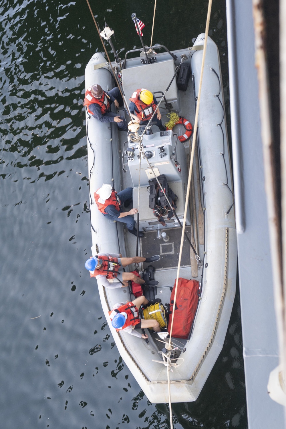USS America Sailors Conducts Small Boat Ops