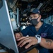 ET3 Ricardo Gimon conducts Maintenance on Network Communications aboard the USS Barry