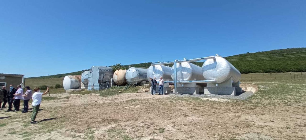 U.S. Army delivers new water supply system benefiting displaced Georgians