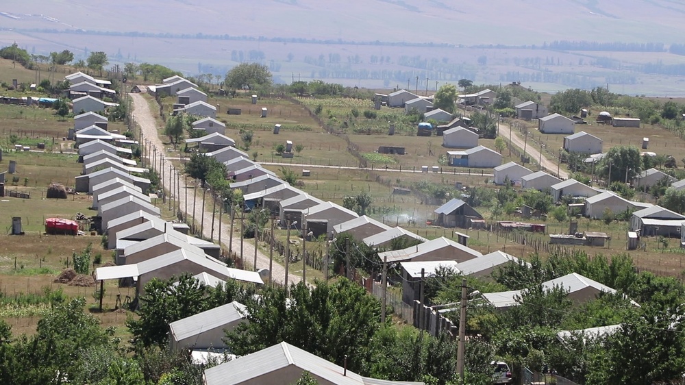 U.S. Army delivers new water supply system benefiting displaced Georgians