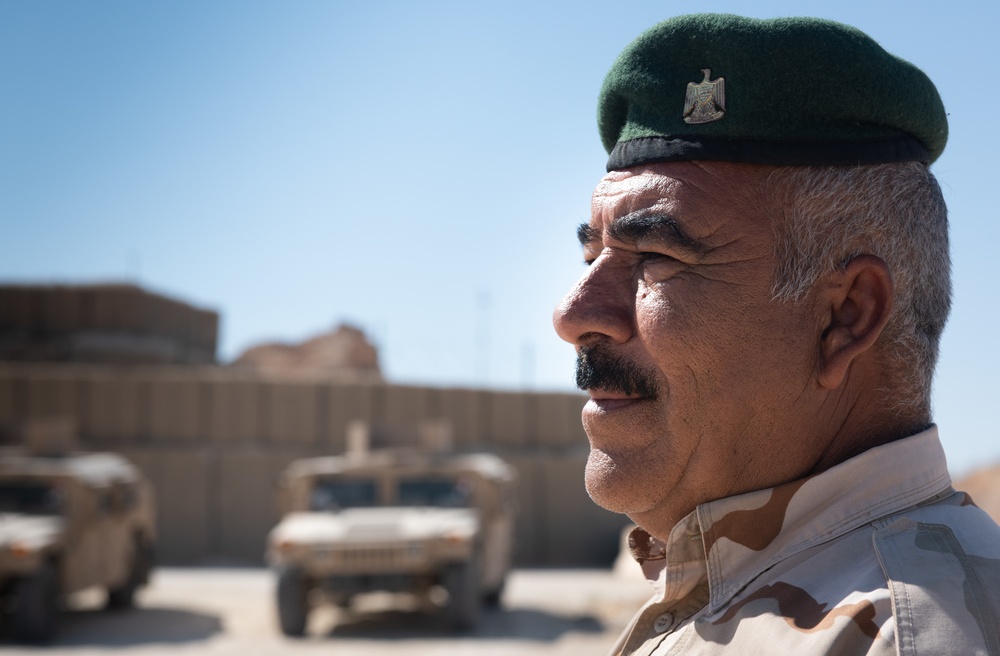 Iraqi troops equip to provide regional stability