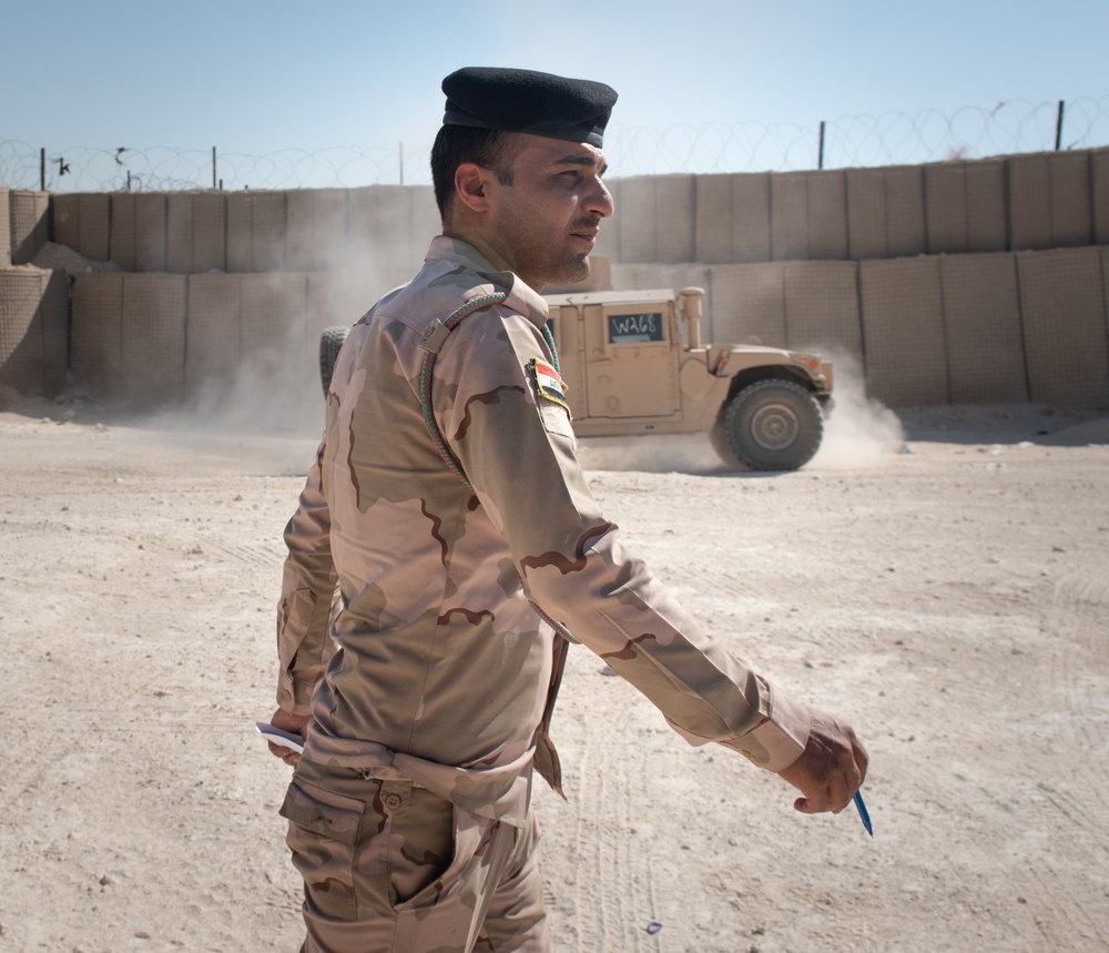 Iraqi troops equip to provide regional stability