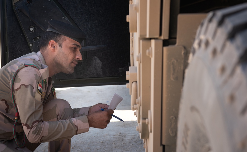Iraqi troops equip to provide regional stability