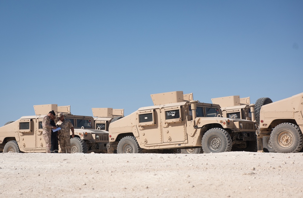 Iraqi troops equip to provide regional stability
