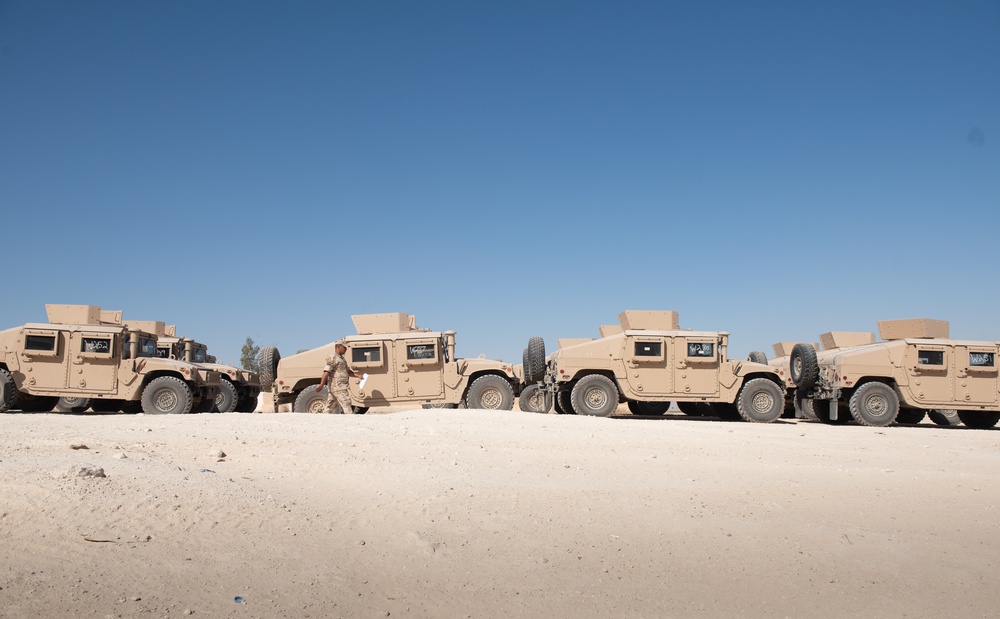 Iraqi troops equip to provide regional stability