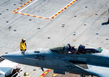 GHWB Conducts Flight Operations