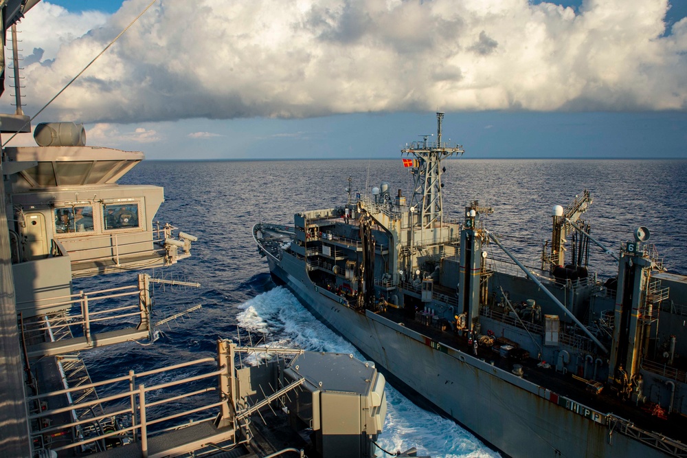 GHWB Replenishes at Sea