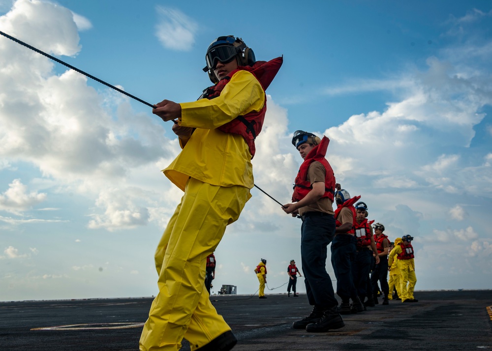 GHWB Replenishes at Sea