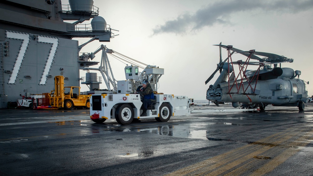 GHWB Conducts Flight Deck Certification