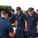 Coast Guard recruits receive orders to their first units in Cape May, N.J.