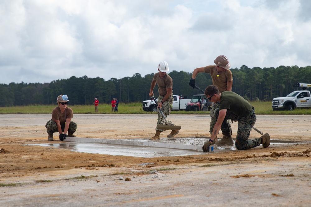 Marines Train for Expeditionary Airfield Damage Repair