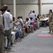 Soldiers Record Afghan Evacuees' Biometrics in Qatar