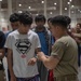 Soldiers Record Afghan Evacuees' Biometrics in Qatar