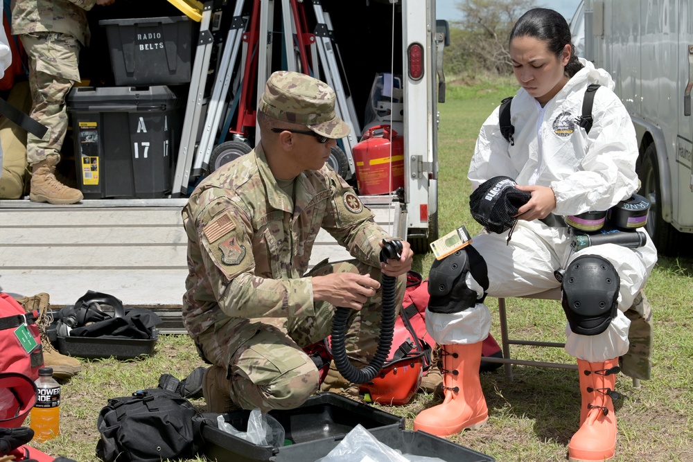 156th MDG Det. 1  CERFP training