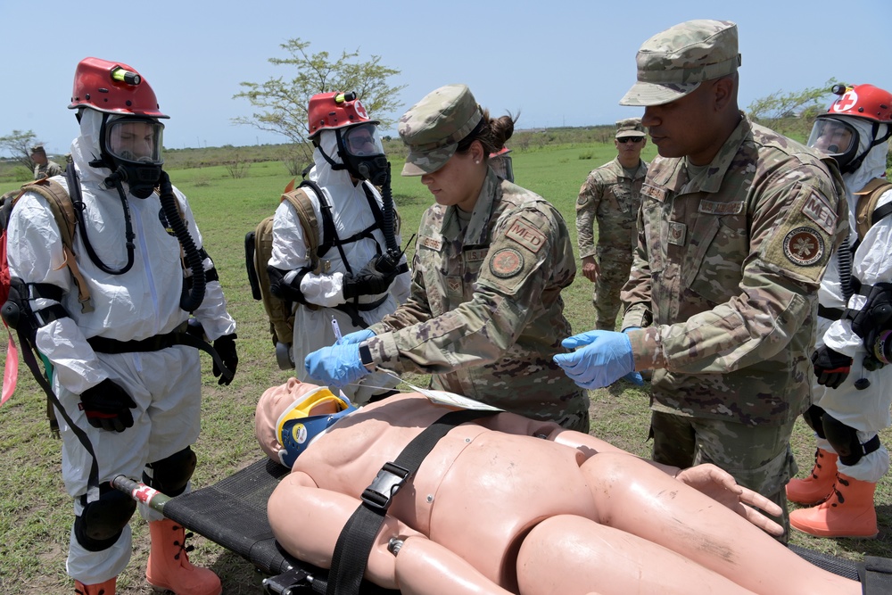 156th MDG Det. 1  CERFP training