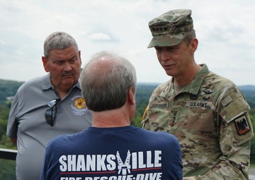 NGB chief, Pa. adjutant general visit Flight 93 Memorial