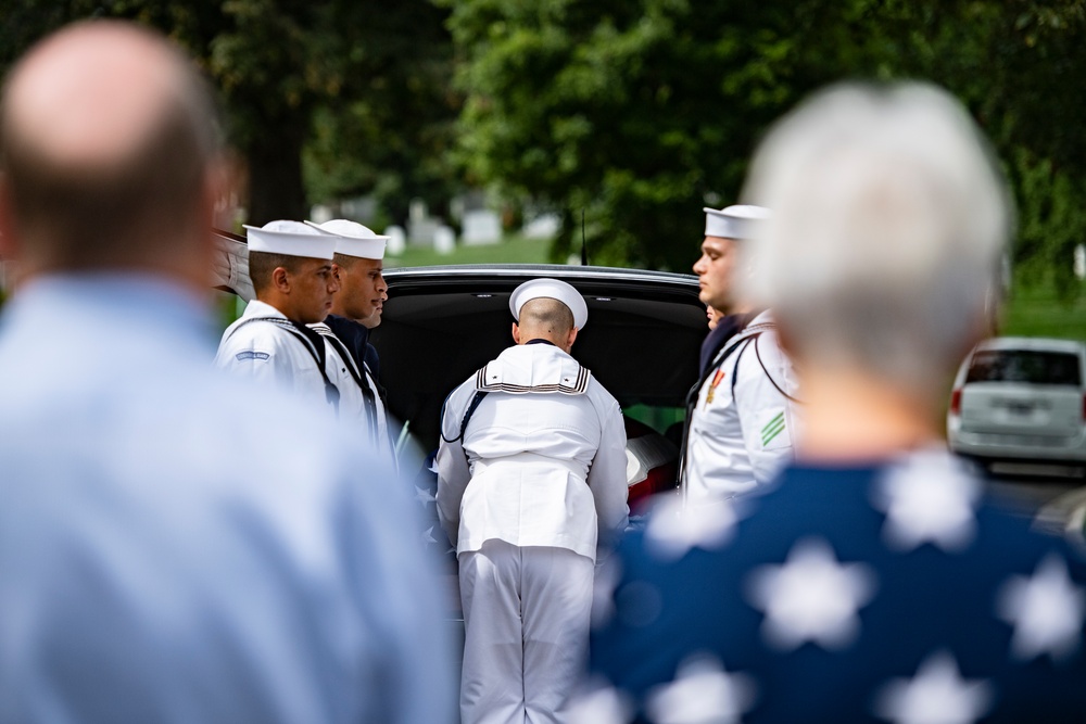 Military Funeral Honors Are Conducted For U.S. Navy Seaman 1st Class James C. Williams in Section 33