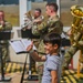 U.S. Army Europe- Africa Band and Chorus perform for evacuees at Ramstein Air Base