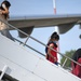 Evacuees arrive from the Republic of Singapore