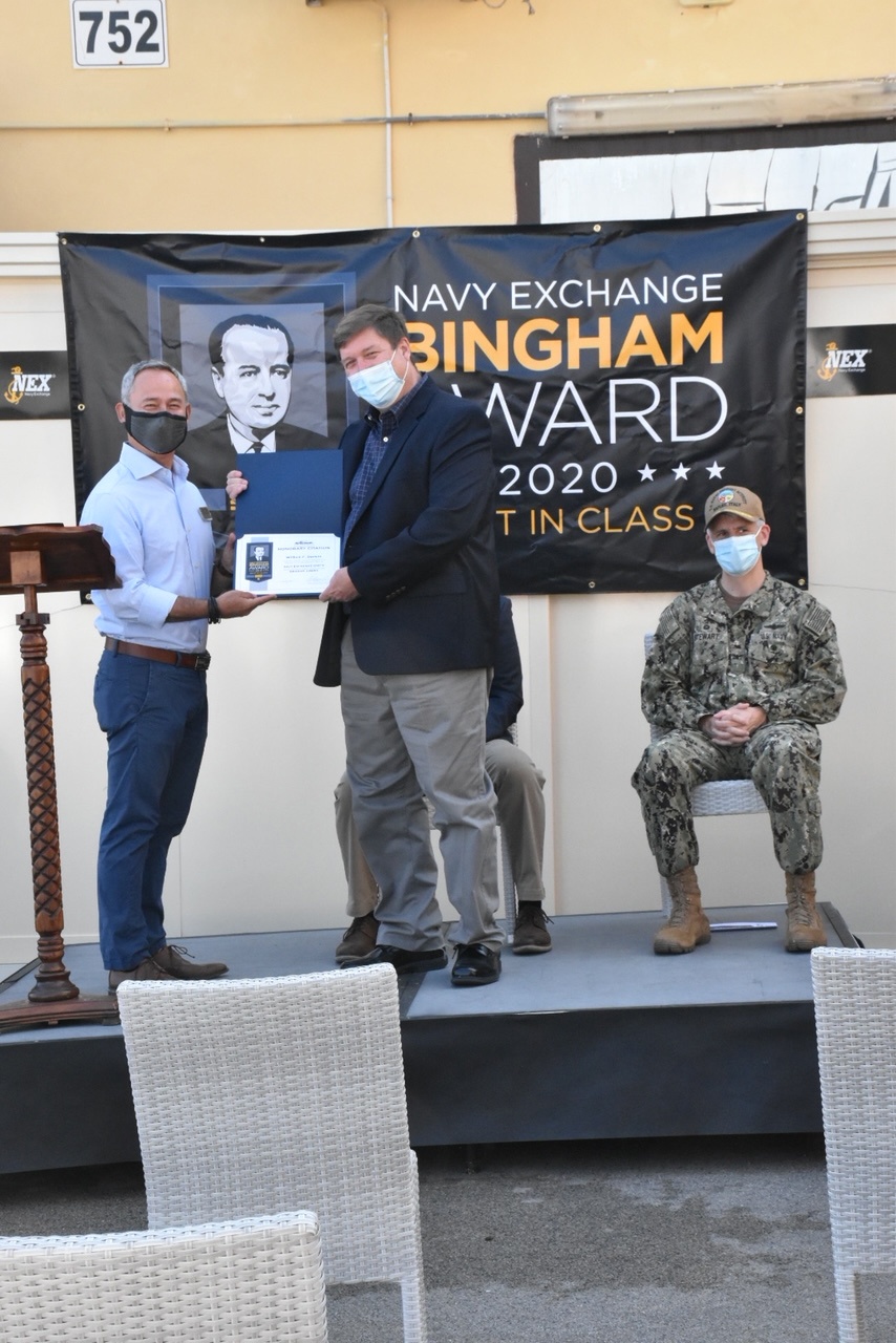 NEX Gaeta receives its Bingham Award