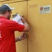 USACE Emergency Temporary Power team inspects generator in southeastern Louisiana