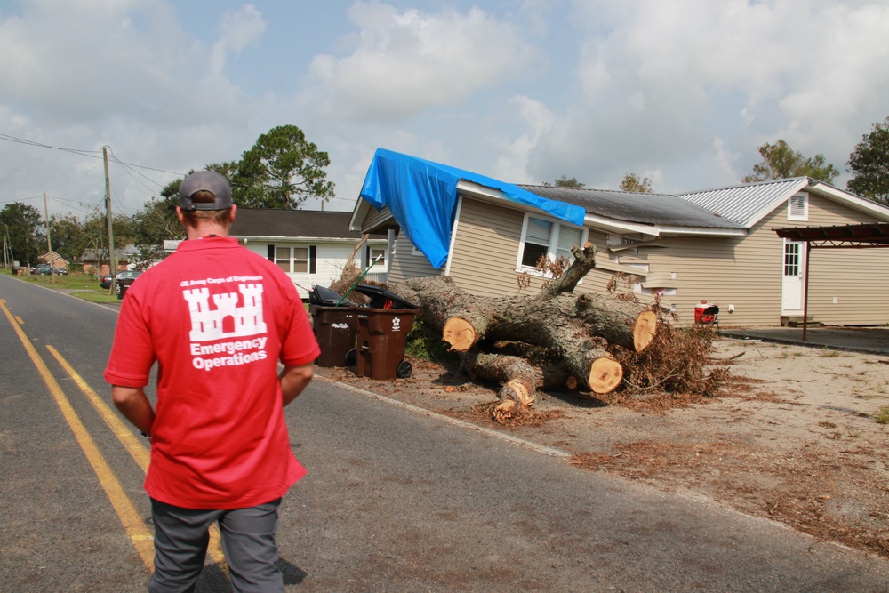 USACE Emergency Temporary Power team inspects generator in southeastern Louisiana