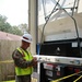 USACE Emergency Temporary Power team inspects generator in southeastern Louisiana