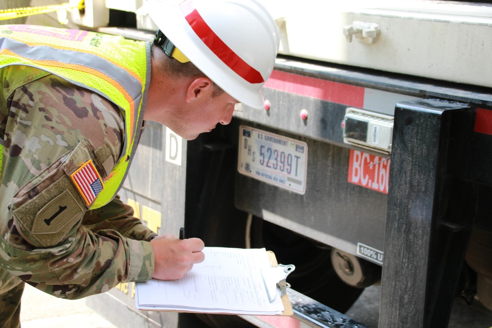 USACE Emergency Temporary Power team inspects generator in southeastern Louisiana