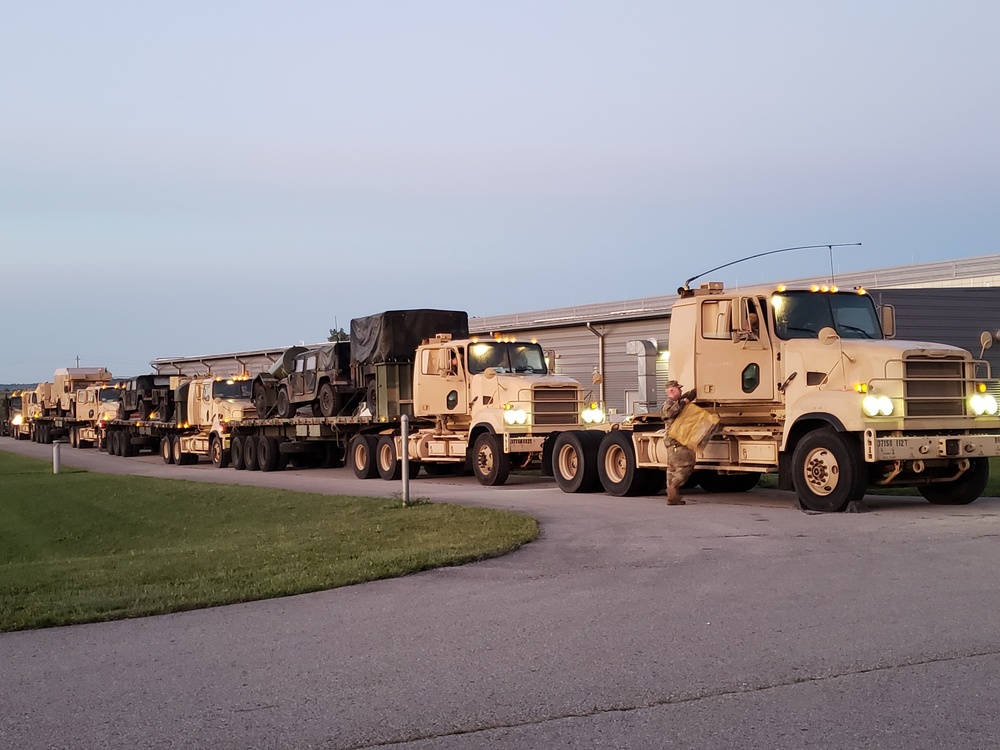 1486th Transportation Company heads south to aid in Hurricane Ida recovery efforts